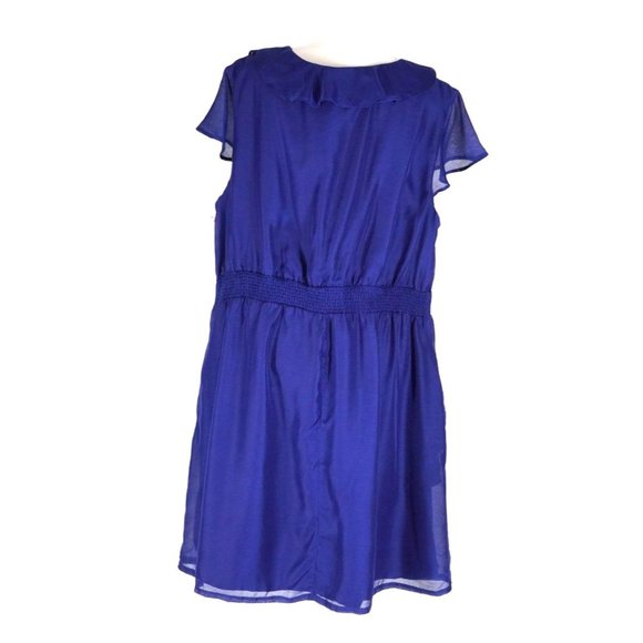 Merona Dress Cobalt Blue Womens Size (3) 3X Knee Length Short Sleeves NOS - Picture 8 of 12